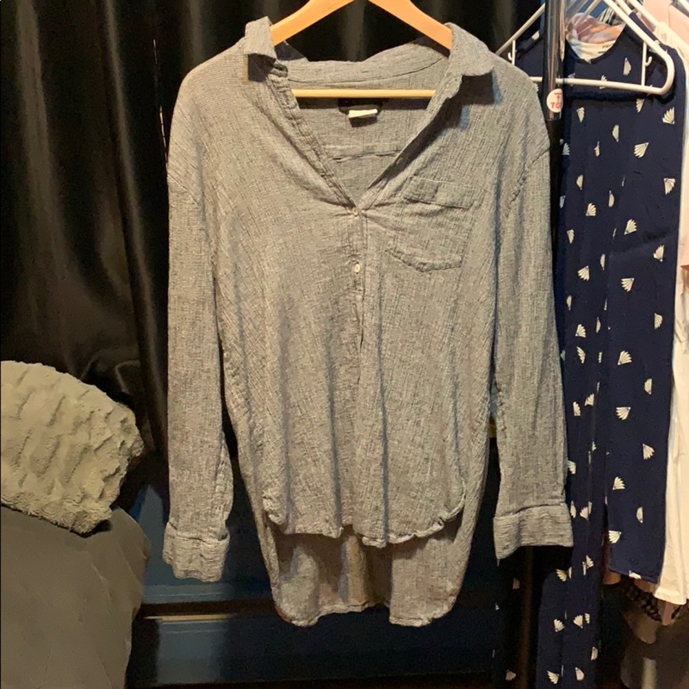 Hatch Maternity Button Down Comfy Top